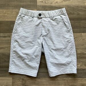Greyson Montauk Golf Shorts Men's 30 Light Blue Arrow Head Print 10” Inseam
